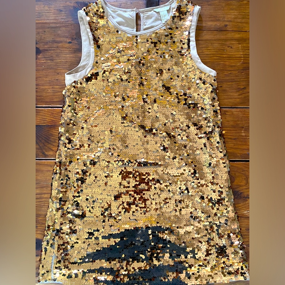 shiny gold dress for girls
